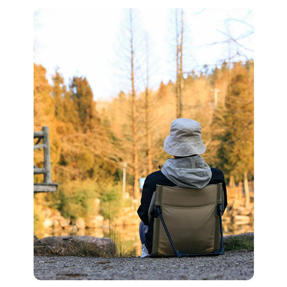 Foldable Camping Chair Outdoor Garden Park Single Lazy Chair Backrest Cushion Picnic Camping Folding Back Chair Beach Chairs