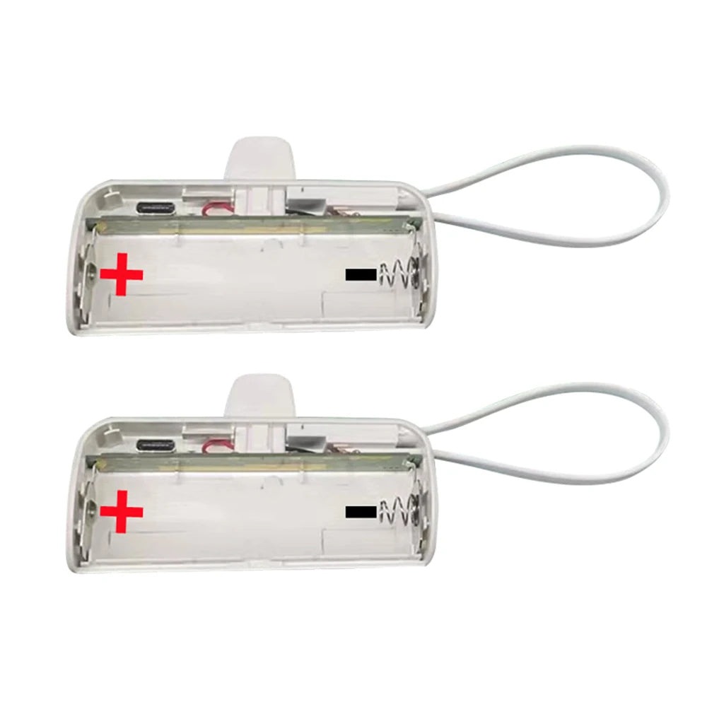 Welding-free 1-cell 21700 Mini Battery Power Bank Case 18650 Battery Box DIY Mobile Power Supply Box kit Suitable for IOS/Type-C