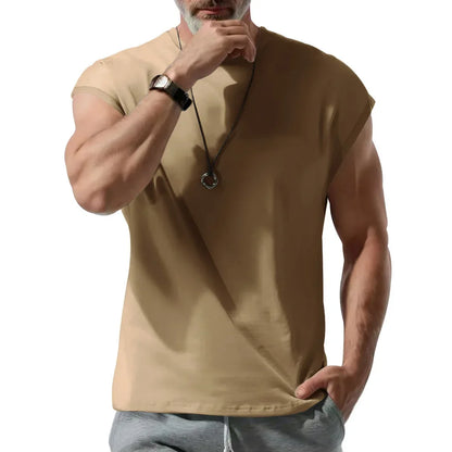 Amazon cross-border men's clothing summer new sleeveless t-shirt youth casual loose thin vest men