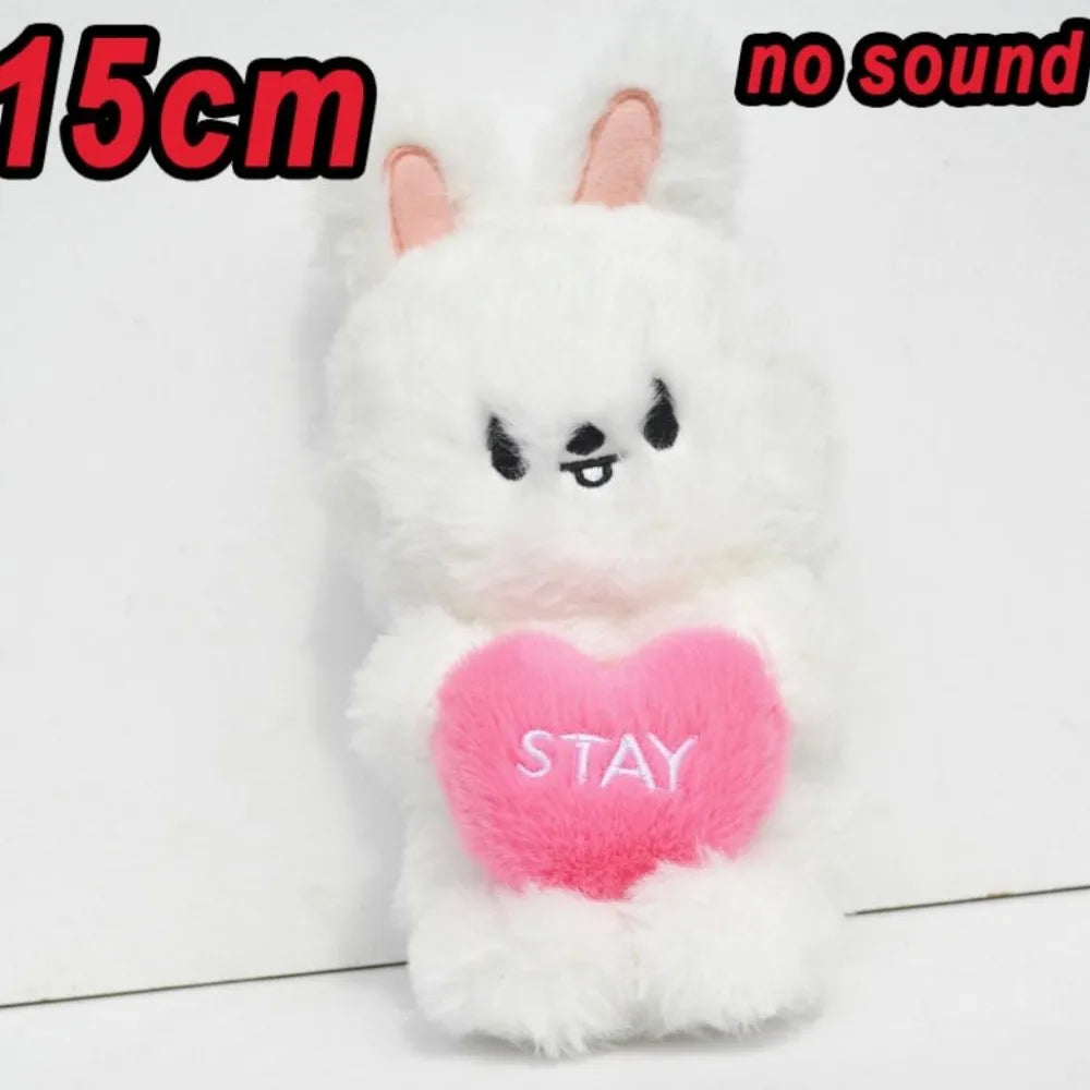 8pcs Skzoo Plush 25cm Kpop Cartoon Stuffed Animal Plushies Stray Kids Plush Doll Toys Kawaii JYP Adults KZ Fans Keychain  Gift