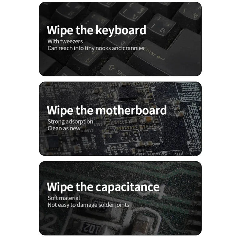 MECHANIC NC800 800PCS LCD Screen Nano Cleaning Sponge No Residue Cellphone PCB Motherboard Back Glass Camera Dust Cleaning Tool