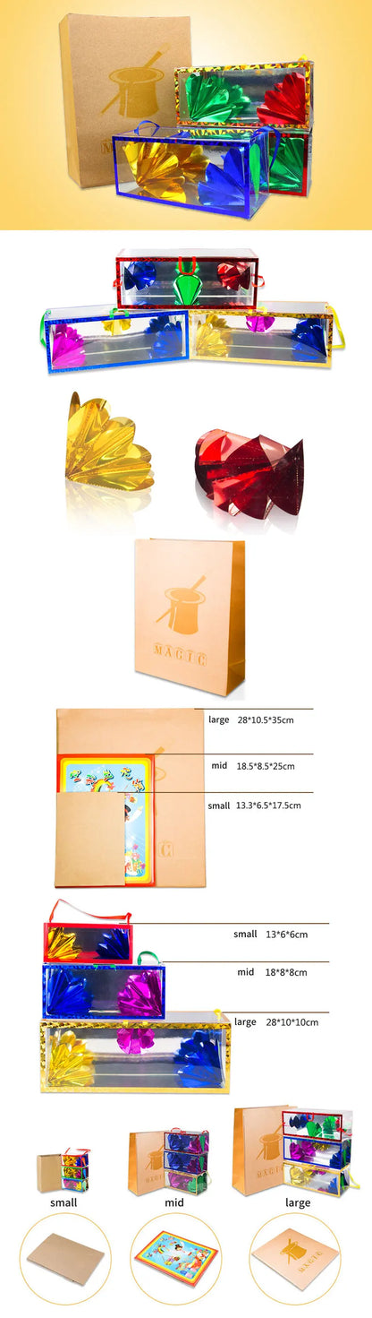 The Small Flower Box Production Dream Bag Magic Tricks Close Up Easy Magic Accessories Small Size