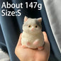 Cute Kawaii Cat Squishy Soft Silicone Stress Relief Squeeze Toy Anxiety Relief Desk Buddy Gift for Kids Adults Desk Decor Gift