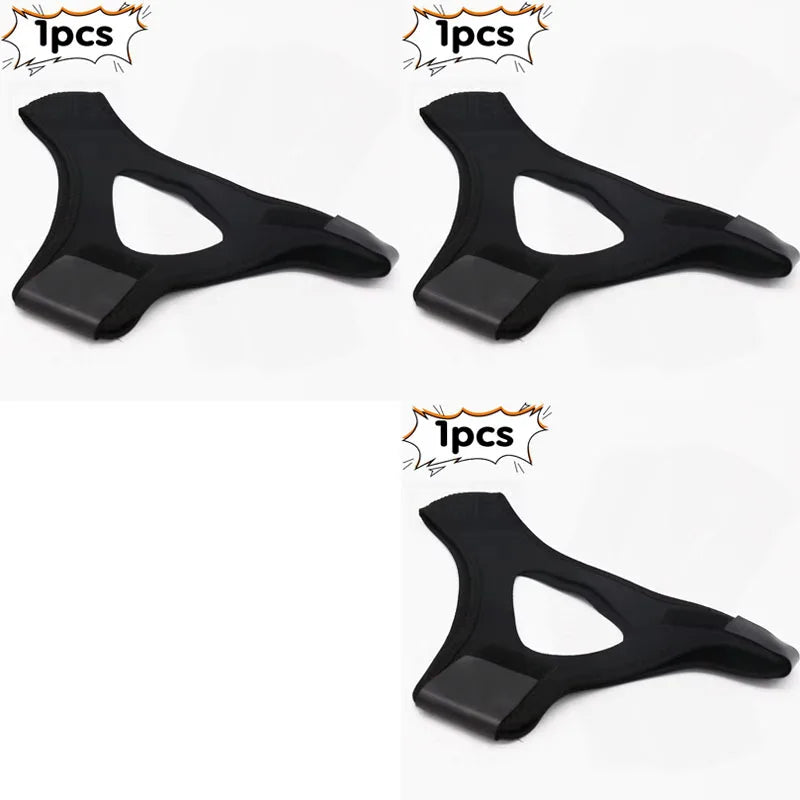 1-4pcs Triangular Chin Strap Anti Snoring Belt Mouth Guard Gifts for Women Men Better Breath Health Snore Stop Bandage Sleep Aid