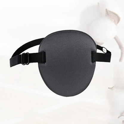 Single Eye Patch Adjustable 3D Foam Groove Breathable Eyeshade Eyes Medical Use Concave Strabismus Amblyopia Training Eye Mask