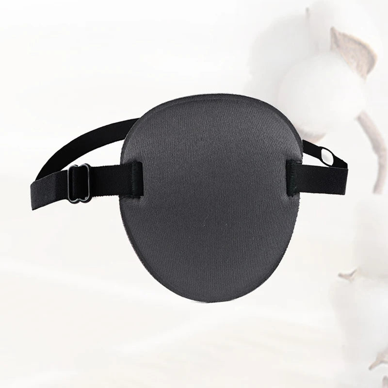 Single Eye Patch Adjustable 3D Foam Groove Breathable Eyeshade Eyes Medical Use Concave Strabismus Amblyopia Training Eye Mask