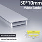 1M-10M LED Neon Rope Tube Soft Silicone Diffuser Channel Black/White Flexible Ribbon Strip Light for Recessed Channel