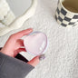 Korean Y2K Pink Glass Love Heart Magnetic Holder Phone Grip Tok Detachable Bracket for Magsafe Universal Smart Tok for IPhone