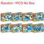 MOC One Piece Building Blocks Blind Box Luffy Kaido Dragon Bricks Model DIY Assemble Blue Dragon Figures Toy Kid Collection Gift