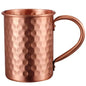 100% Copper Moscow Mule Mug 1/2/3/4PCS Durable Coppery Beer Mugs Coffee Mug Milk Cup Pure Copper Bar Cup Drinkware