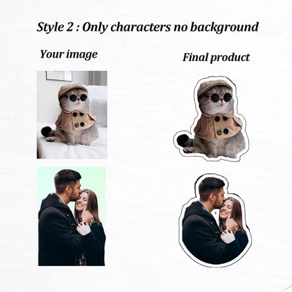 Custom Printed Dog Cat Pet Photo Keychain Personalizd Acrylic Keychain Custom Logo Keychain Full Color Logo Printing on Keychain