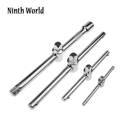1/4" 3/8" 1/2" Drive Impact Socket Sliding Extension Bar 115-250mm T-handle Socket Breaker Bar for Ratchet Driver & Car Repair