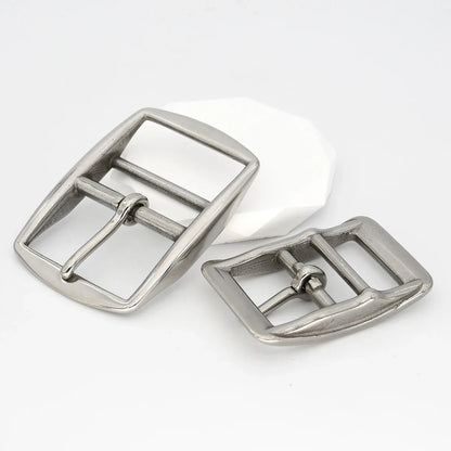 1pieceStainless Steel Adjustable Belt Buckle Double-bar Pin Buckle Tri-glide Slider Horse Halter Harness Accessories Parts