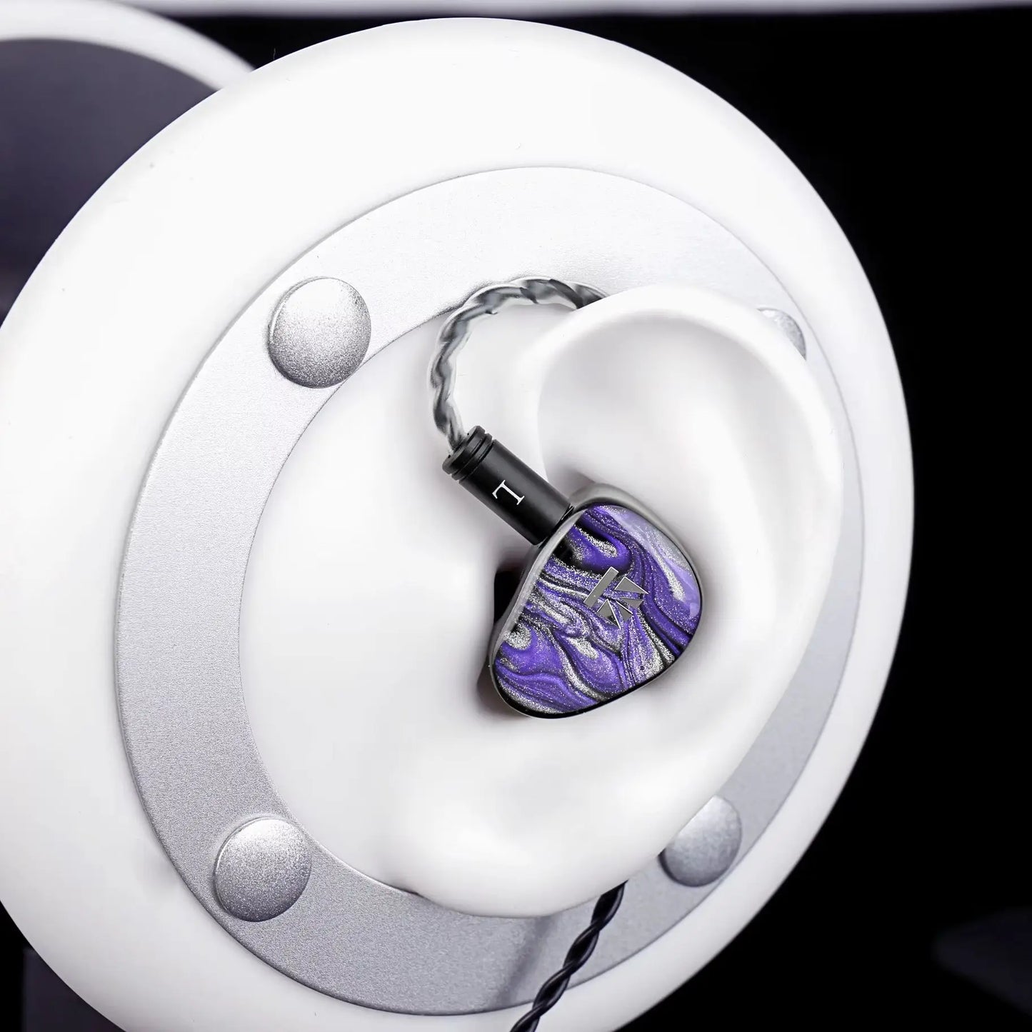 KBEAR Alkaid KB03 1DD+1BA+1Bone Conduction Hybrid IEM HiFi Earphones Beryllium-Coated Dynamic 3D Printed Resin Cavity Wired Headphones for Audiophile & Gaming