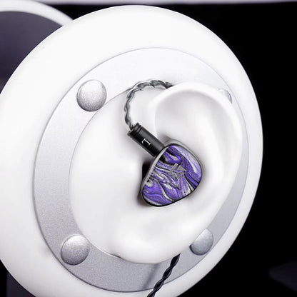 KBEAR Alkaid KB03 1DD+1BA+1Bone Conduction Hybrid IEM HiFi Earphones Beryllium-Coated Dynamic 3D Printed Resin Cavity Wired Headphones for Audiophile & Gaming