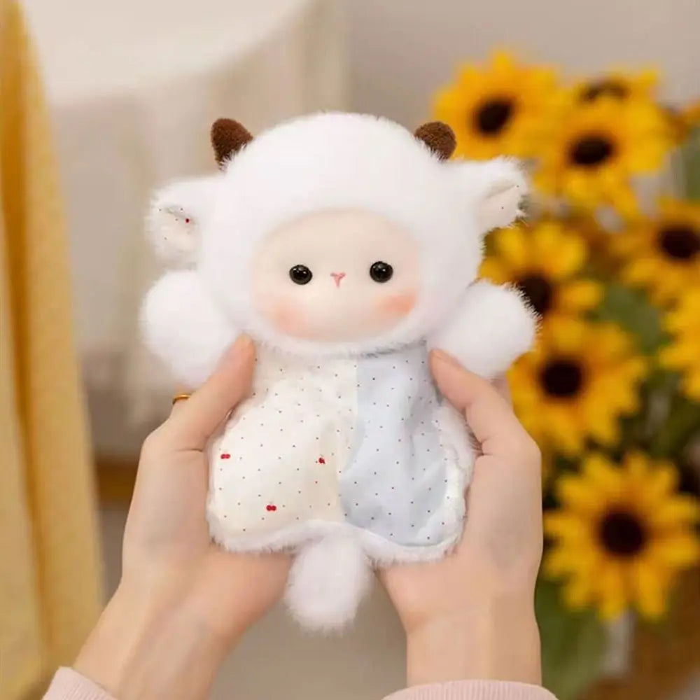 Cartoon Bean Bag Doll Soft Fluffy Texture Decompression Stuffed Animals Supine Position Skin-friendly
