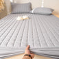 Waterproof High Quality Mattress Cover- Antimicrobial Hypoallergenic Mattress Protector, Noiseless Fitted Sheet,Solid Color