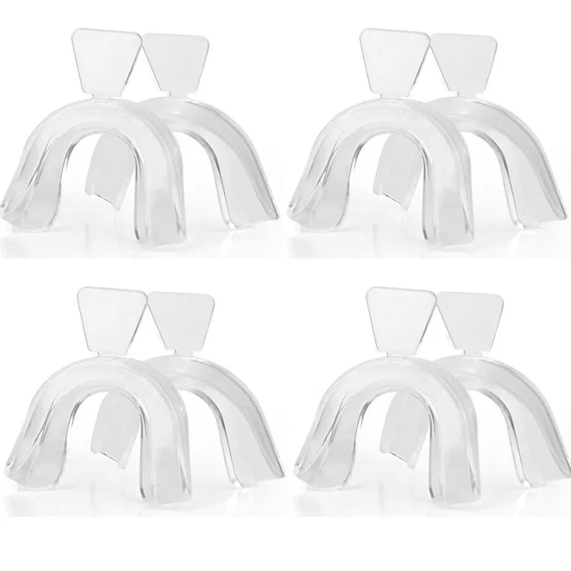 2-12Pcs Anti Snoring Bruxism Sleeping Mouth Guard Night Guard Gum Shield Mouth Tray Stop Teeth Grinding Sleep Aid Health Care