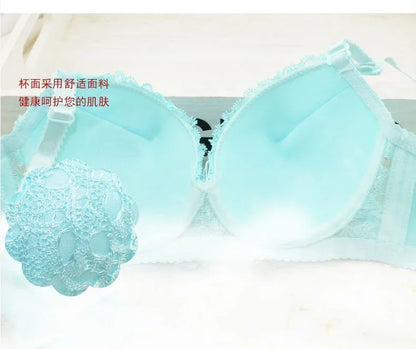 2PCS Women Bra Set Sexy Bralette Sexy Female Underwear Tank Top Underpants Fashion Brassiere Pink Lingerie Set Lady Crop Tops