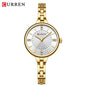 CURREN 9097 Elegant Women's Quartz Watch Luxury Stainless Steel Strap Women's Watch часы женские наручные