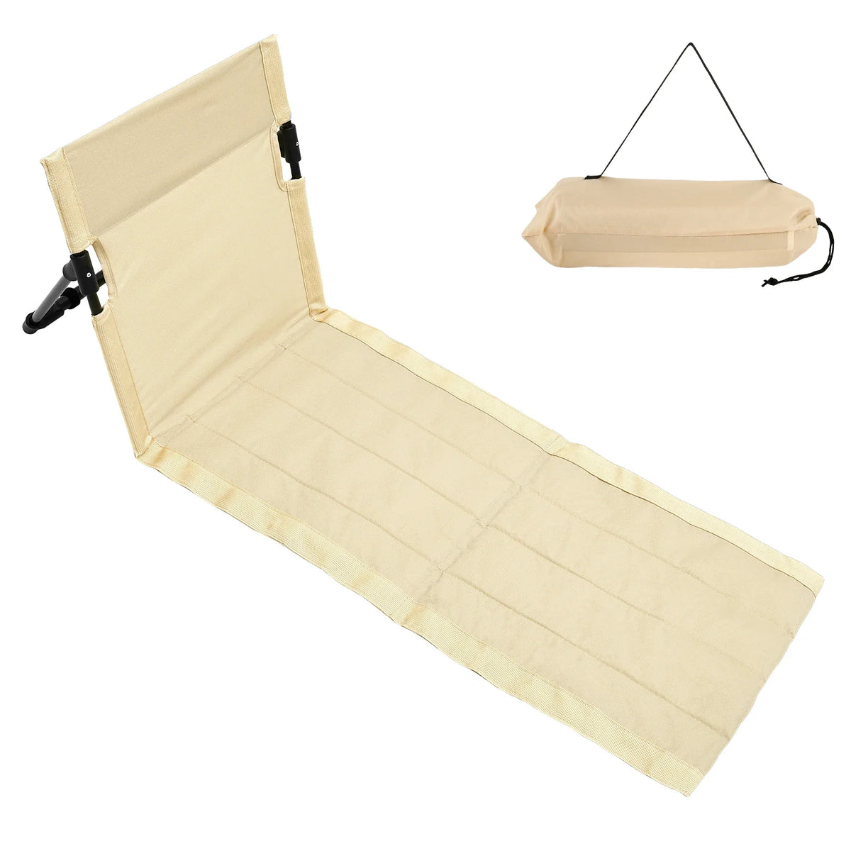 Foldable Camping Chair Oxford Cloth Camping Floor Chair With Incline Function Waterproof Beach Floor Chair Park Outdoor Tool
