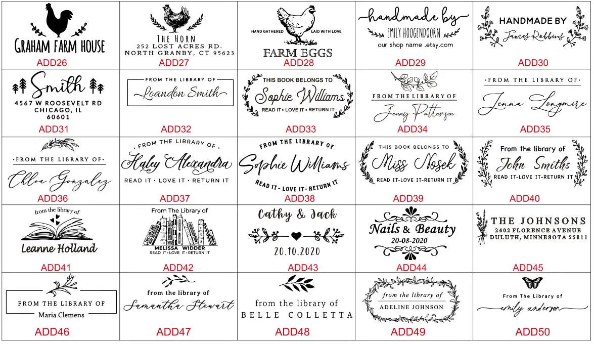 Personalized Logo Self Inking Stamp Customized Photosensitive Ink Stamp Your Design Picture Custom Wedding Address Library Book