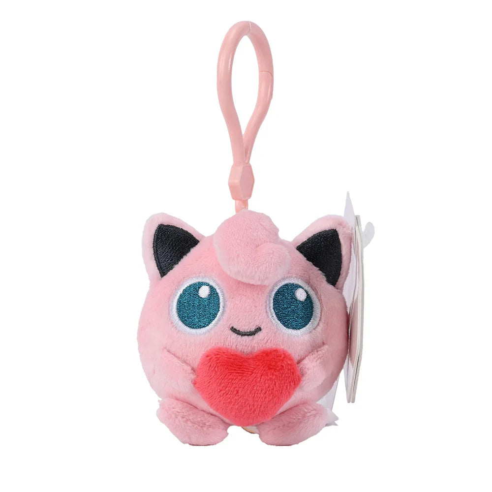 Pokemon Jigglypuff Bulbasaur Gengar Togepi Mimikyu Mew Kawaii Plush Stuffed Toy Keychain Backpack Pendant Keyring Birthday Gifts