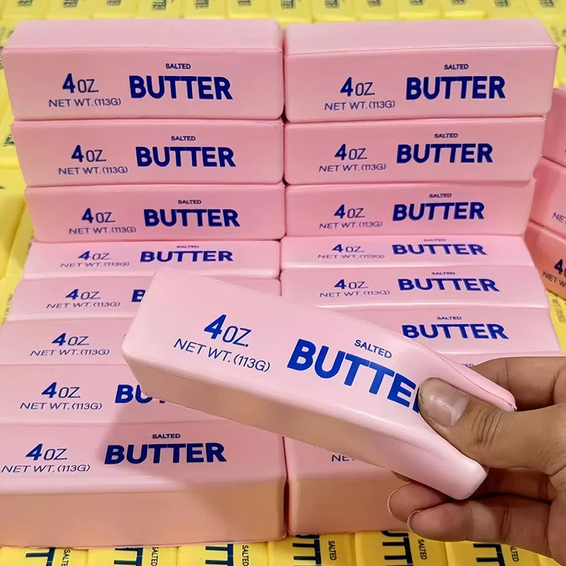 Butter Stick Squishy Squeeze Toy Soft Butter Stick Slow Rebound Stress Ball Fidget Toy Adult Sensory Stress Relief Fidget Toy