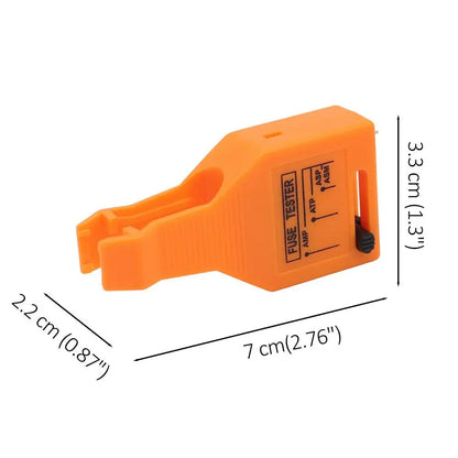 2-in-1 Automotive Fuse Tester & Puller Tool Multi-Functional Car Fuse Checker & Remover for Mini/Standard ATM ATC Fuses