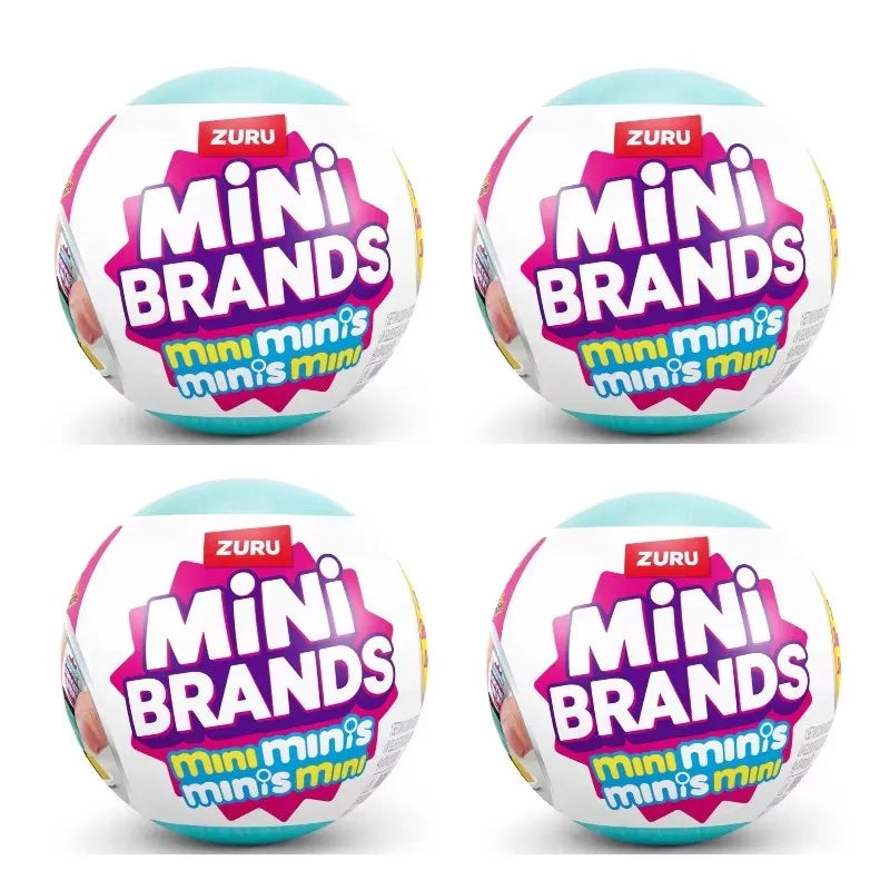 Zuru Mini Brands Fridge Blind Box: 5 Mystery Toys! Miniature Grocery Collectibles for Dollhouse & Kids' Play. My Melody