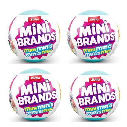 Zuru Mini Brands Fridge Blind Box: 5 Mystery Toys! Miniature Grocery Collectibles for Dollhouse & Kids' Play. My Melody