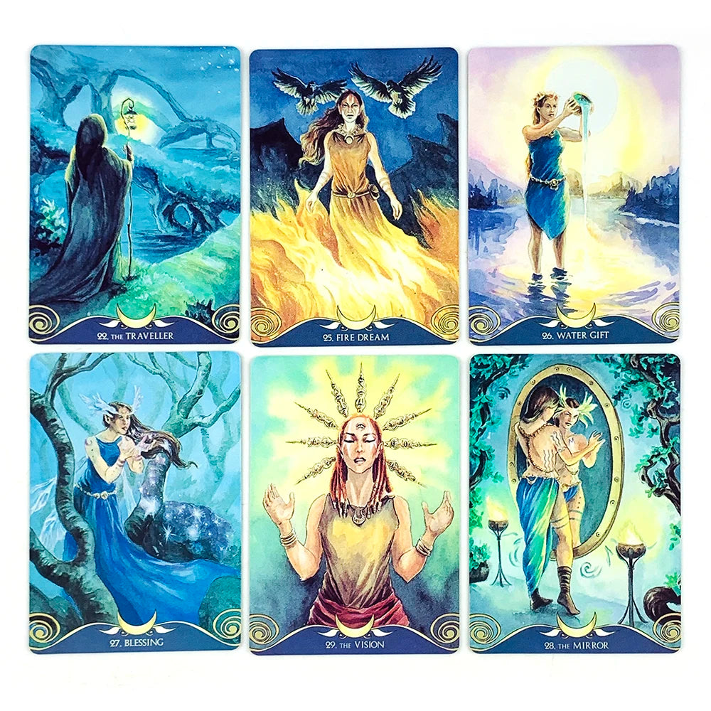 12*8.5cm Oracle Cards Fate Divination Family Leisure and Entertainment Board Playing Game Holiday Games, Christmas Gifts