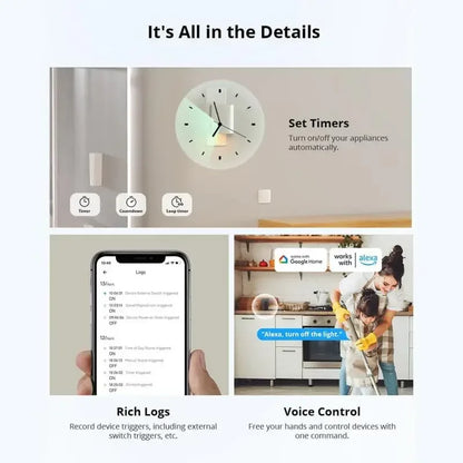 SONOFF MINI R4 Matter MINIR4M Matter Relay Sonoff Mini R4 Extreme Wifi Smart Switch Matter with Alexa Google Home Homekit