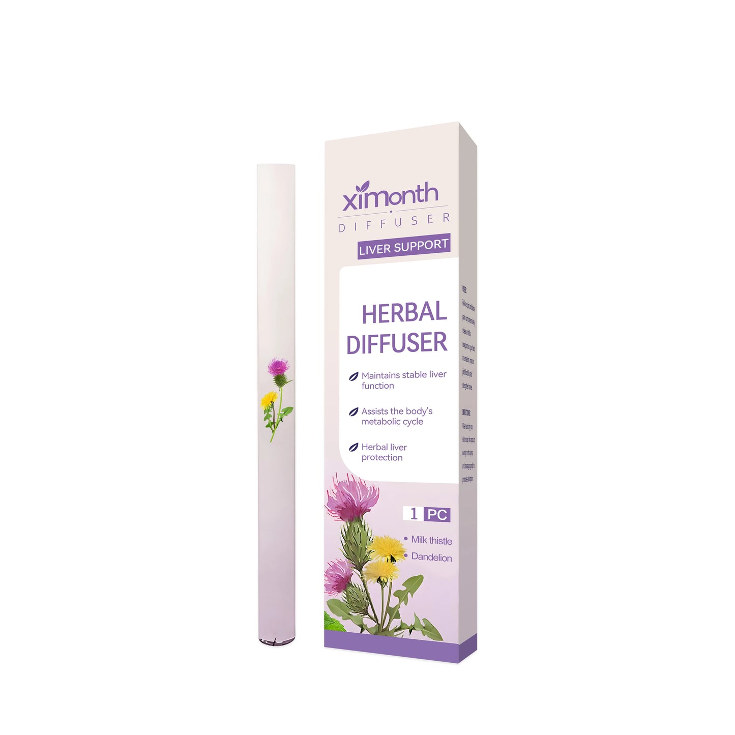 Herbal Diffuser Lung Cleanse Detox Stick Menthol Refreshing Mind Enhance Breathing Aromatherapy Relaxing Body Improve Sleep Aid