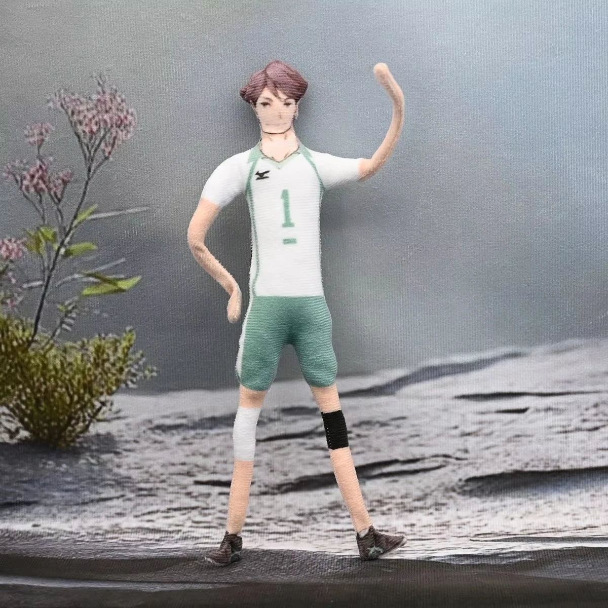 Anime Haikyuu Hinata Shoyo Kozume Kenma Cosplay Cotton Doll Iron Wire Skeleton Twistable Abstract Cartoon Figure Funny Dolls