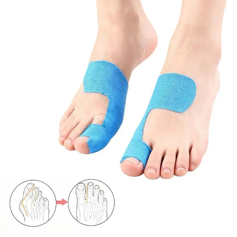 20PCS Bunion Corrector & Pain Relief Kinesiology Athletic Tape For Bunions & Turf Toe,Big Toe Spacer/Separator/Straightener Tape