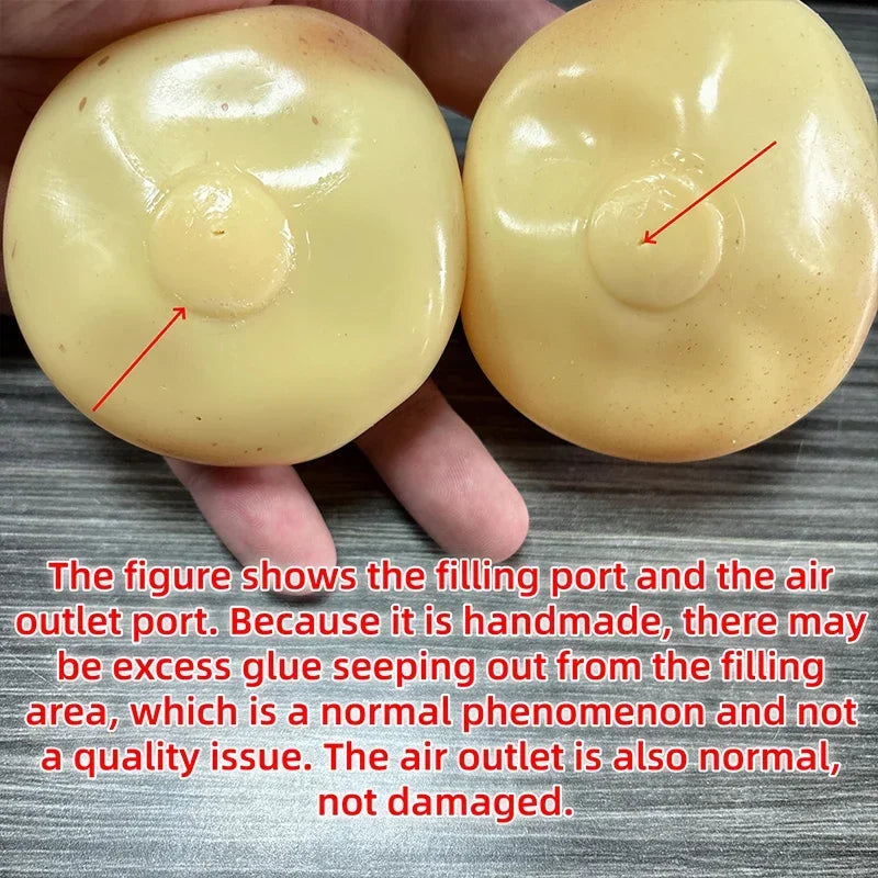 Squishy Potato Stress Ball Fidget Toy with Vaseline Plasticity Soft Feel No Rebound Anti-Stress ASMR Sensory Squeeze Toy