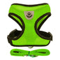 Adjustable Mesh Pet Harness with Leash, Polyester Vest Type Walking Strap for Small Medium Cats Dogs