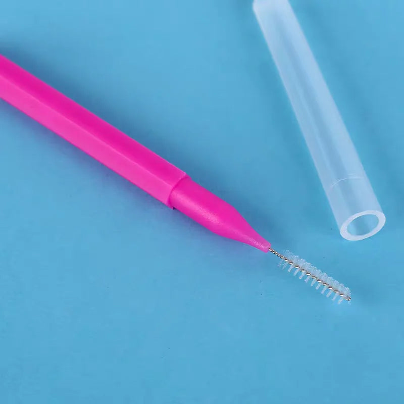 20/50PS Portable Mini Eyebrow Brushes Disposable Eyelash Brow Lifting Brush Applicators Lash Extension Comb Beauty Makeup Tools
