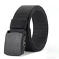 Nylon Belt Automatic Buckle Outdoor Multifunctional Tactical Canvas Belts Light Comfortable Non-metal Belt