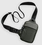Fashionable Mini Crossbody Bag for Men with Stainless Steel Lock RFID Anti-Theft Mobile Phone Single Shoulder Bag