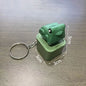 Lizard Frog Duck Button Keychain Decompression Toys Funny Lizard Sounds And Flash Effects Rechargeable Portable Stress  Toy