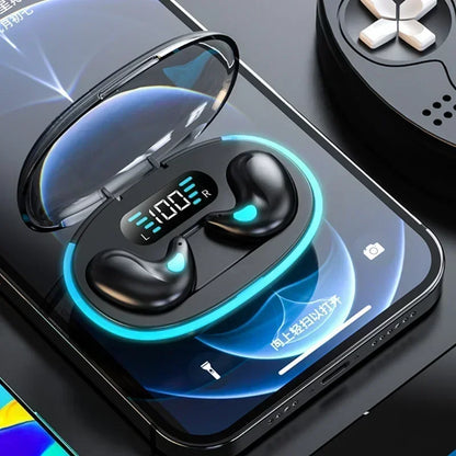 Sleeping Earbuds Wireless Mini Headphones For Work TWS Bluetooth Earphone Stereo Hidden Headsets with Mic HD Call Waterproof