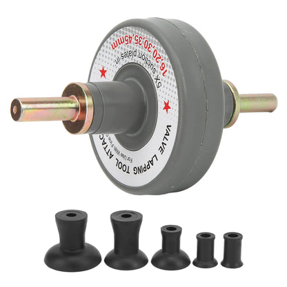 Car Valve Lapping Tool Attachment Kit Engine Valve Lapper Kit Valve Grinding Tool with 5 Suction Plates 1000rpm-1250rpm