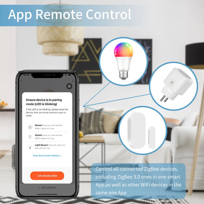 Tuya ZigBee Multi-mode Gateway Hub Smart Home WiFi Bridge Bluetooth Mesh Smart Life Remote Control With Alexa Google Home Alice