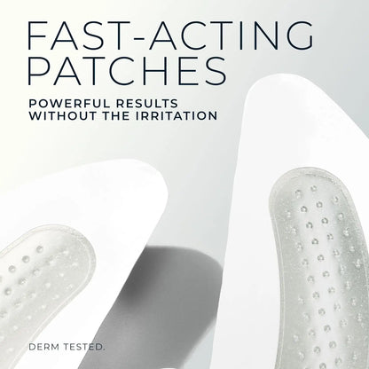 Retinol Microneedle Eye Patches with Hyaluronic Acid & Firming Peptides,for Forehead, Eye Area, Crow's Feet & Smile Lines,1Pair.