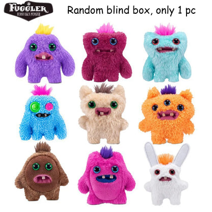 Baby Fugg Fuggler Monster Plush Doll  Original Rabid Rabbit Funny Ugly Hedge Grog Screech Wide-Eyed Teeth Monster With Box