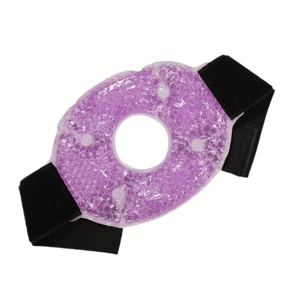 Reusable Soft Gel Ice Compress Strap Cold Soft Gel Bead PVC Skin-friendly Hot Cold Gel Ice Pad Adjustable Strap