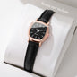 Fashion Minimalism Women Watches Small Square Dial Leather Strap Quartz Watch for Girls Clock（Without Box）