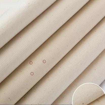 100% Cotton Primary Color Canvas Fabric By Half Meters for Sewing Sofa Cover DIY Bags Cloth Curtain Sofa Cover Material  W300073